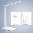Hawk Galda lampa HW-LAMP01, 5W, 2800&ndash;6500K, spilgtuma regulē&scaron;ana 15&ndash;100%, USB-C, 30/60 min taimeris