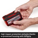 Akumulators PXC+ 18V 5-8Ah MULTI, EINHELL, 4511600, universāls, digitālais uzlādes rādītājs, augsta jauda