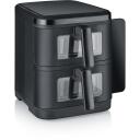 Severin Gaisa fritieris FR 002468, 2800W, 2 grozi, 9 programmas, 2x5.5l, skārienekrāns, mazgājamas daļas