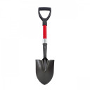 Mini asā lāpsta, stikla &scaron;ķiedras rokturis, D formas rokturis, 16x20cm, AW00064, AWTOOL