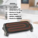 Jata Grils GR555AR, 2500 W, 53 cm, 28 cm, Elektroniska vadība, Nepiedego&scaron;ais pārklājums, Regulējams termostats