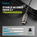 Digitus &uuml;henduskabel HDMI AOC AK-330126-300-S, 30m, 7680 x 4320p, 48Gbps, HDR, eARC, HDCP 2.2, CEC