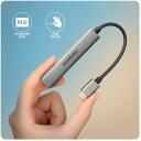 Axagon USB хаб HUE-STC 4 порта, 1&times; USB-C 480Mbps, 1&times; USB-A 5Gbps, 2&times; USB-A 480Mbps, кабель 12 см