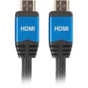 Lanberg HDMI kaabel, CA-HDMI-20CU-0030-BL, 3m, 18 Gbit/s, 4K UHD, 144 Hz, kuld&uuml;hendused, vask