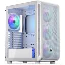Endorfy Корпус ПК Arx 500 White EY2A018, 3x140mm передние вентиляторы, 1x140mm задний вентилятор, USB-C 10Gbps