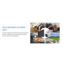 PBC12 2in1 12W Saules panels + 37Wh Enerģijas banka visām akumulatora kamerām (292mm x 194mm) Balts Ezviz CS-PBC12-R100-10AH