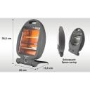 Beper K&uuml;tteseade P203PAN004, 800W, 2 kvartssoojuselementi, 2 v&otilde;imsustaset, termostaat, kokkupandav, k&auml;epide