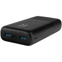 Fixed Power Bank akumulator FIXZEN-20-BK, 20000 mAh, 2x USB Type-A, 1x Type-C, Kiire laadimine 20W, LED ekraan