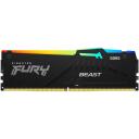 Kingston FURY Beast operatīvā atmiņa DIMM KF556C40BBAK2-64, 64GB, 5600MT/s, CL40, RGB, 288-pin, 2x32GB