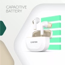 Bezvadu TWS austiņas ar ANC un bezvadu uzlādi Hexagon 7 Wireless Charge Balts Bē&scaron;s CNS-TWS7WB CANYON