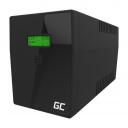 Green Cell UPS 2000VA 1200W UPS05, 2000 VA, 1200 W, 5 AC lizdai, 2 LAN prievadai, 1 USB prievadas