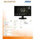 MSI MAG 274QPF E20, 68,6 cm, 2560 x 1440, Wide Quad HD, LCD, 200 Hz, 0,5 ms, juodas, VESA HDR400, FreeSync Premium