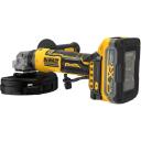 Dewalt Leņķa slīpma&scaron;īna DCG404S2T-QW 18V, 125 mm, 2 x 3,5 Ah, bez oglī&scaron;u motors, elektroniska bremze, elektroniska sajūga