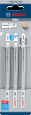 Figūrzāģiem PRO MULTI MATERIAL THICK AND THIN T345XF FIGŪRZĀĢA ASMENS BOSCH 2608634993
