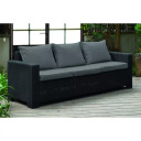 Садовый диван California 3 Seater Sofa серый 29196779939 KETER