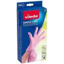 Vileda &Uuml;hekordsed kindad 179652, 100 tk, lateks, S/M, CE, WEEE, mustusekindlad, veekindlad, kemikaalidele vastupidavad