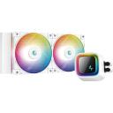 Deepcool CPU vedelikujahuti LS520 A-RGB R-LS520-WHAMNT-G-1, 240 mm, 85,85 cfm, 32,9 dB, PWM tugi, RGB LED