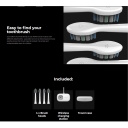 Ультразвуковая электрическая зубная щётка 46000об/мин 9 сценариев 3D touch беспроводная зарядка до 40 дней IPX7 белая ADB0003 Aeno