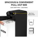 Fellowes Шредер AutoMax 550C 550 листов автоматический кросс-резак 4 x 38 мм, 83 Л, 4 колеса, P-4