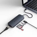 HyperDrive Next 8 portu USB-C dokstacija HD4004GL, 140W, 1xRJ-45, 1xHDMI