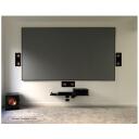 Elite Screens Projekcijas ekrāns AR100WH2, 100", 16:9, skatāma platums 221.74 cm, melns, montāžas rāmis