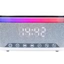 Denver Radio pulkstenis CRQ-225 111131300080, 2x5W, Bluetooth 5.3, LED displejs, MP3, 64GB microSD atbalsts