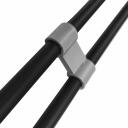 Jata Сушилка для белья HTEN2370, 20м, 2.1кг, черный, сталь, напольная, для помещений, на улице
