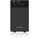 Raidsonic ICY BOX ārējais RAID sistēma IB-RD3620SU3, AC 120/230 V, USB 3.0, eSATA, 3.5" HDD, 2x3.5" HDDs, JBOD, 1 ventilators