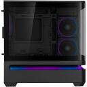 Asus Kaste PRIME AP201 TG, 2x120mm sānu ventilatori, 1x120mm aizmugures ventilators, 2x2.5" un 2x3.5" HDD