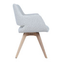 Krēsls MONA grozāms, gai&scaron;i bē&scaron;s 54016