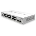 Mikrotik CRS326-24G-2S+IN valdomas jungiklis, 24 Gigabit Ethernet prievadai, 10-30 V, 512 MB RAM, 2 SFP+ lizdai, PoE, CE/RED, EAC