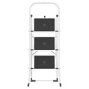 Folding step bench HAILO 034397200 K40 BasicLine steel 3 steps safety handle