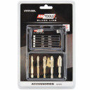 Murdunud poltide ja kruvide väljakeeramise komplek 5 tk., BLACK LINE, AW16405BL AWTOOLS