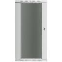 Lanberg Seinale kinnitatav rack WF01-6627-10S, 600x600mm, 27U, 60kg, IP20, klaasuks, 4 vertikaalset riba, 2 ventilaatori pesa