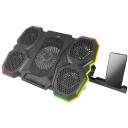 Esperanza Klēpjdatora dzesētājs EGC107, 2600 apgr./min, 65CFM, 5 leņķi, 2xUSB 2.0, LED apgaismojums