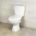 Beldray Perhe WC iste LA037185EU7, valge, 370x450mm, 260x387mm, antibakteriaalne, pehme sulgemine