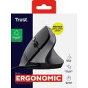Trust USB datorpele Bayo II 25144, 2400 DPI, 6 pogas, 1.5m kabelis, ergonomisks, melna