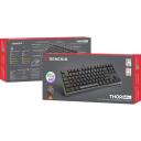 Genesis THOR 404 TKL klaviatūra NKG-2071, USB, Kailh Box Brown V2, melna, RGB, mehāniskā, Hot-Swap, stabilizatori