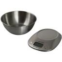 Esperanza virtuves svari EKS008, 5000g, 1g, LCD displejs, 2L bļoda, nerūsējo&scaron;ais tērauds, tarra funkcija