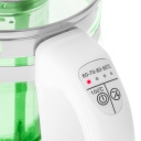 Elektriline veekeetja 2200 W 1.5 L klaasist ja roostevabast terasest korpus 360° pöörleva alusega valge AD1299 Adler