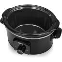 Tristar Aeglane pliit VS-3915, 180 W, 3.5 L, Programmide arv 3, must, keraamiline sisepott, soojuse hoidmise funktsioon