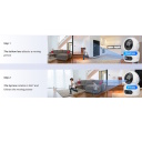 Ezviz H7C CS-H7c-44WF-W2 Siseruumide Kahe Objektiiviga 4MP 2K Nutikas Pööratav 360° Kaamera MicroSD / Öönägemine Valge