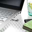 Intenso USB atmintinė 3536480 32 GB, USB 3.2 Gen 1, skaitymo greitis 70 MB/s, metalinis korpusas, sidabrinė spalva