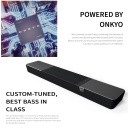 Aktiivne heliriba 3.1.2 kanaliga Dolby Atmos heliga 185 W RMS v&otilde;imsusega HDMI eARC optilise USB C Bluetooth &uuml;henduste ja subwooferi v&auml;ljundiga Flexus Core 200 Soundbar P&auml;hkel 1073541 Klipsch