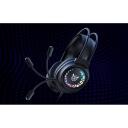 Onikuma austiņas X92 Black, 20 &Omega;, 50 mm, 113 dB, 2.2 m, multidirekcionalais mikrofons, 360&deg; rotācija, RGB apgaismojums