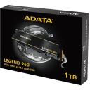 Adata LEGEND 960 M.2 ALEG-960-1TCS, 1 TB, PCI Express 4.0, 7400 MB/s, 6000 MB/s, 780 TBW, 3D NAND, Heatsink