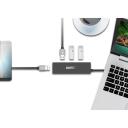 Emtec USB keskjaam ECHUBT620A, 4 porti, USB 3.1 Gen1, MicroUSB, kompaktne disain