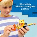 Lego Konstruktors 60483, 61 gab., gumijas riepas, iekrāvēja kauss, ekskavatora āķis, juniora minifigūra