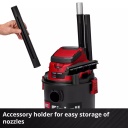 Bezvadu mitrā/sausā putekļu sūcējs, EINHELL, 2347145, 15L, 18V, ērta pārvadā&scaron;ana, pla&scaron;s piederumu klāsts
