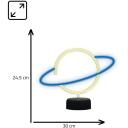 Manta Dekoratīvā lampa SNL38BLT, 5W, 30cm, 24.5cm, 3xAA, USB, 5V, plastmasa, 2m vads, LED, Planēta
